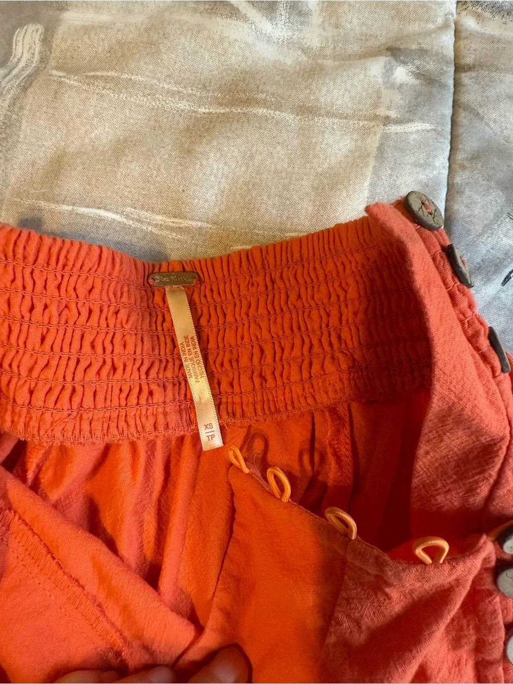 Free People Adventurous Night Set - Wild Papaya- Size XS